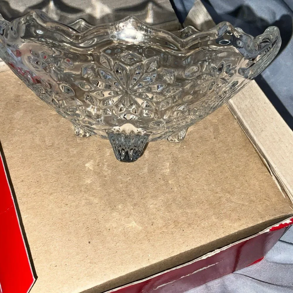Mikasa Crystal Footed Bowl 6